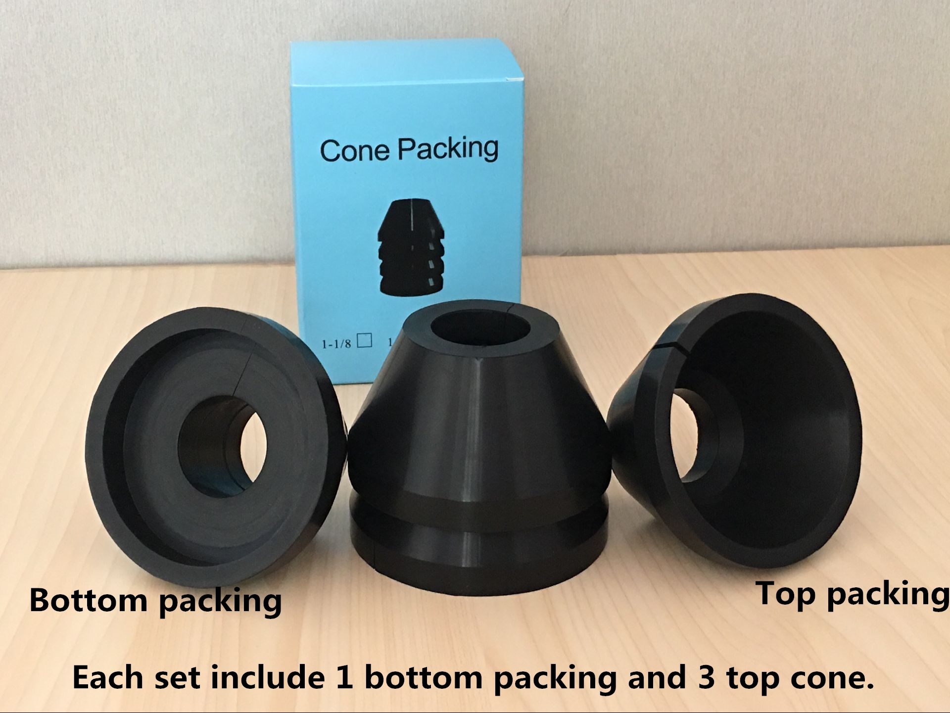Split cone packing 